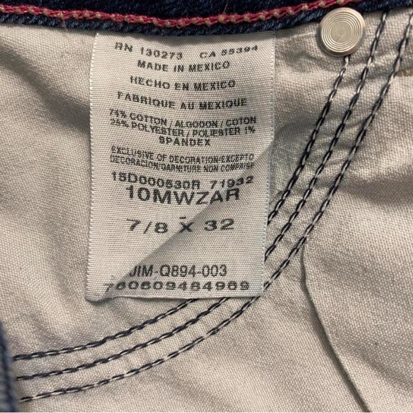 Wrangler Women's Flare Jeans in Deep Blue - Picture 3 of 4